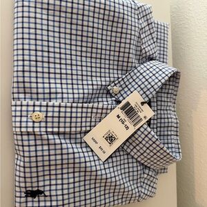 Ralph Lauren Blue and White Checkered Shirt Boys.